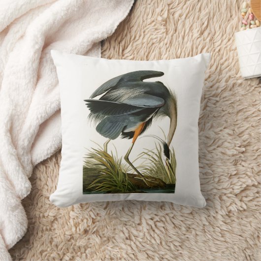 アメリカの素晴らしい青鷲のジョンAudubonの鳥 クッション (ブランケット)