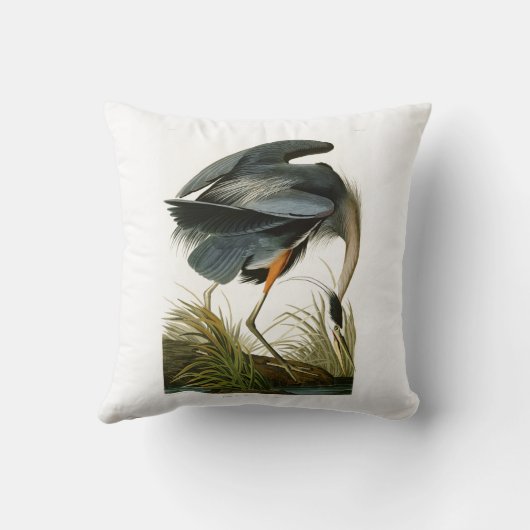 アメリカの素晴らしい青鷲のジョンAudubonの鳥 クッション (裏面)