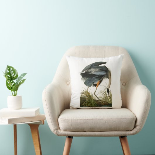 アメリカの素晴らしい青鷲のジョンAudubonの鳥 クッション (椅子)