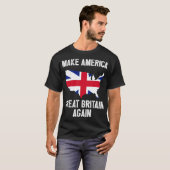 アメリカの素晴らしイギリスを再び贈おもしろいり物 Tシャツ (正面フル)