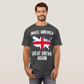 アメリカの素晴らしイギリスを再び贈おもしろいり物 Tシャツ (正面フル)