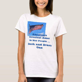アメリカの素晴らし資産Tシャツ Tシャツ
