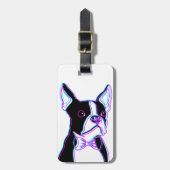 アメリカの紳士 ラゲッジタグ (正面縦)