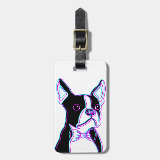 アメリカの紳士 ラゲッジタグ (正面縦)