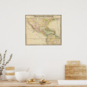 アメリカの組立地図 ポスター (キッチン)