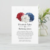 アメリカの結婚式 参列者を限定 案内状 (スタンド正面)