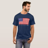 アメリカの統一されたなスカル Tシャツ (正面フル)