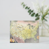 アメリカの絵図 – 漫画のスケッチ ポストカード (スタンド正面)