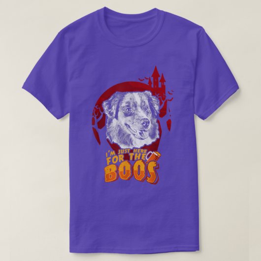 アメリカの羊飼いでボスハロウィーおもしろいに Tシャツ (デザイン正面)
