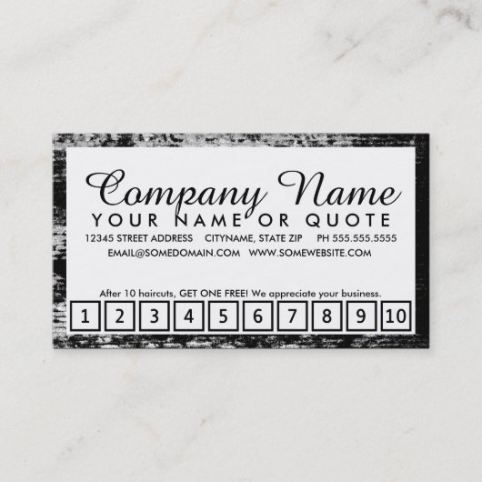 アメリカの美しいのロイヤリティプログラム ロイヤリティカード (正面)