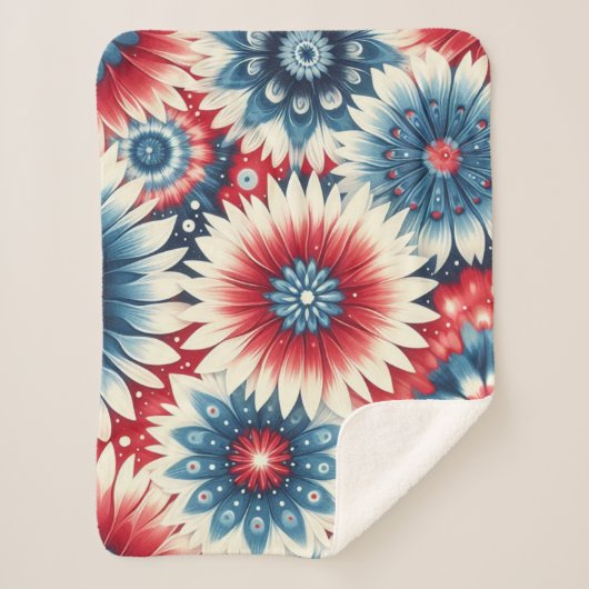 アメリカの美しい シェルパブランケット (正面)