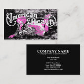 アメリカの美しい 名刺 (正面/裏面)