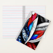 アメリカの羽 ノートブック (内側)