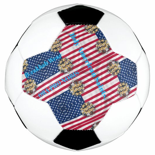 アメリカの聖人 サッカーボール (正面)