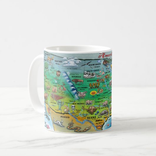 アメリカの自然 コーヒーマグカップ (正面左)