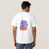 アメリカの自由の伝統芸術史Tシャツ Tシャツ (裏面フル)