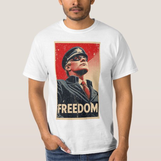 アメリカの自由の伝統芸術史Tシャツ Tシャツ (正面)