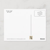 アメリカの自由の女神とカモメ ポストカード (裏面)