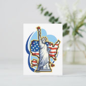 アメリカの自由の女神 ポストカード (スタンド正面)