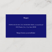 アメリカの自由の女神 名刺 (裏面)