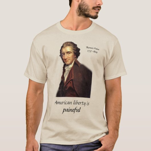 アメリカの自由は親しみやすい Tシャツ (正面)