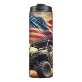 アメリカの自由を守る愛国的砂丘ライダー タンブラー (正面)