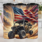 アメリカの自由を守る愛国的砂丘ライダー タンブラー