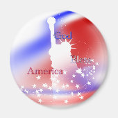 アメリカの自由を祝福する マグネット (正面)