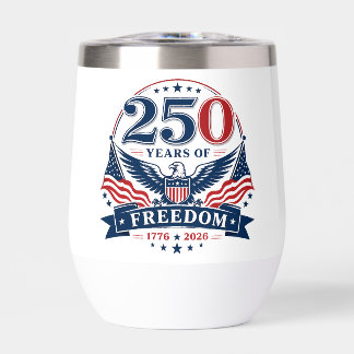 アメリカの自由250周年記念愛国的なワシのデザイン