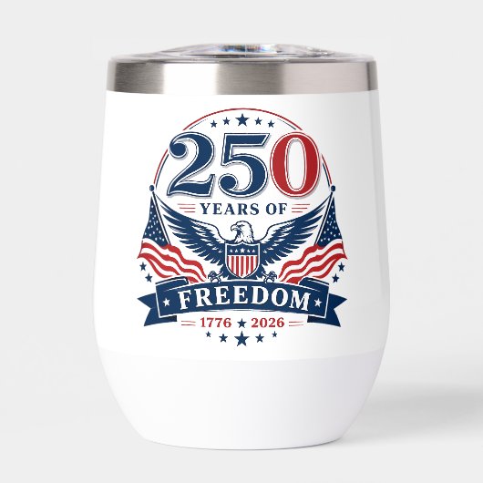 アメリカの自由250周年記念愛国的なワシのデザイン (正面)