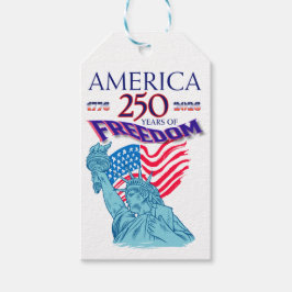 アメリカの自由250周年記念自由の女神 ギフトタグ