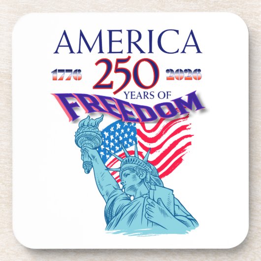 アメリカの自由250年自由の女神 コースター (正面)
