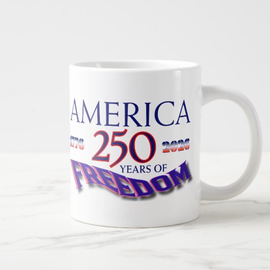 アメリカの自由250年 ジャンボコーヒーマグカップ (右)