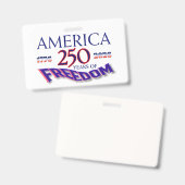 アメリカの自由250年 バッジ (正面＆裏面)