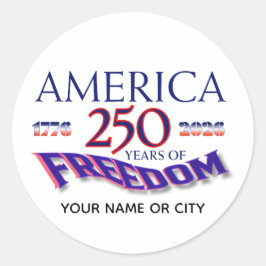 アメリカの自由250年 ラウンドシール