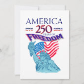 アメリカの自由250年 招待状 (正面)