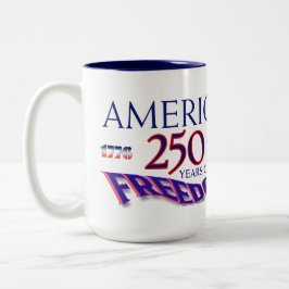 アメリカの自由250年 自由の女神 ツートーンマグカップ
