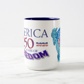 アメリカの自由250年 自由の女神 ツートーンマグカップ (中央)