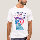 アメリカの自由250年 Tシャツ (正面)
