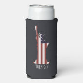 アメリカの自由 スリム缶クーラー (Seltzer正面)