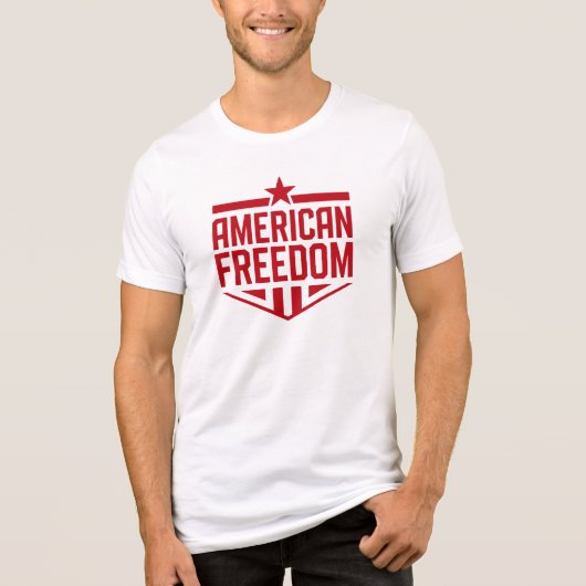 アメリカの自由 トライブレンドTシャツ (正面)
