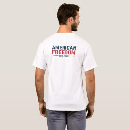 アメリカの自由 1976 愛国的な鷲 Tシャツ