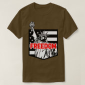 アメリカの自由 Tシャツ (デザイン正面)