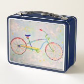 アメリカの自転車トリップメタル弁当箱 メタルランチボックス (裏面)