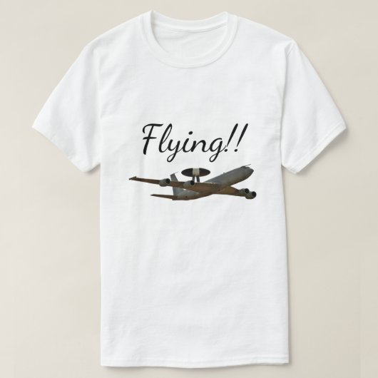 アメリカの航空路線図 - 米国航空旅行ルート Tシャツ (デザイン正面)