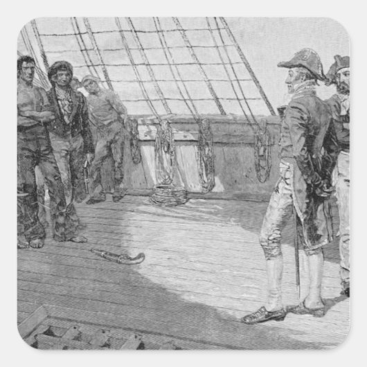 アメリカの船乗りの印象 スクエアシール (正面)