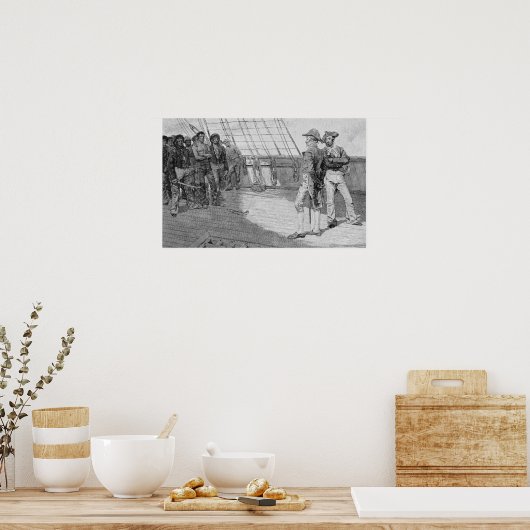 アメリカの船乗りの印象 ポスター (キッチン)