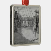 アメリカの船員のImpressment メタルオーナメント (右)