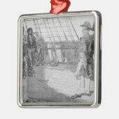 アメリカの船員のImpressment メタルオーナメント (左)