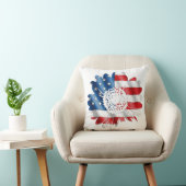 アメリカの花の枕 クッション (椅子)